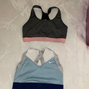 2 Nike sports bras